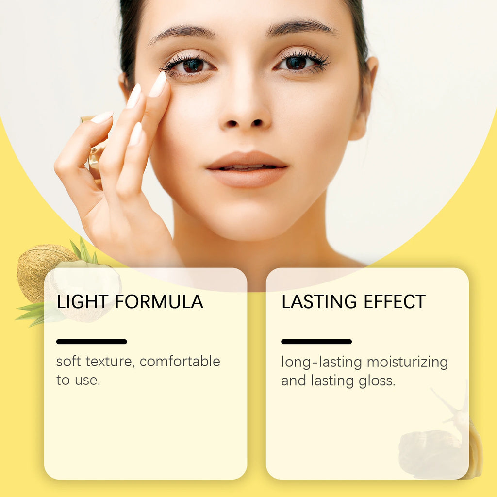 OUHOE Snail Eye Mask Moisturizing Eye Patches Firming Lifting Puffiness Remove Dark Circles and Eye Bags Eyes Skincare Products