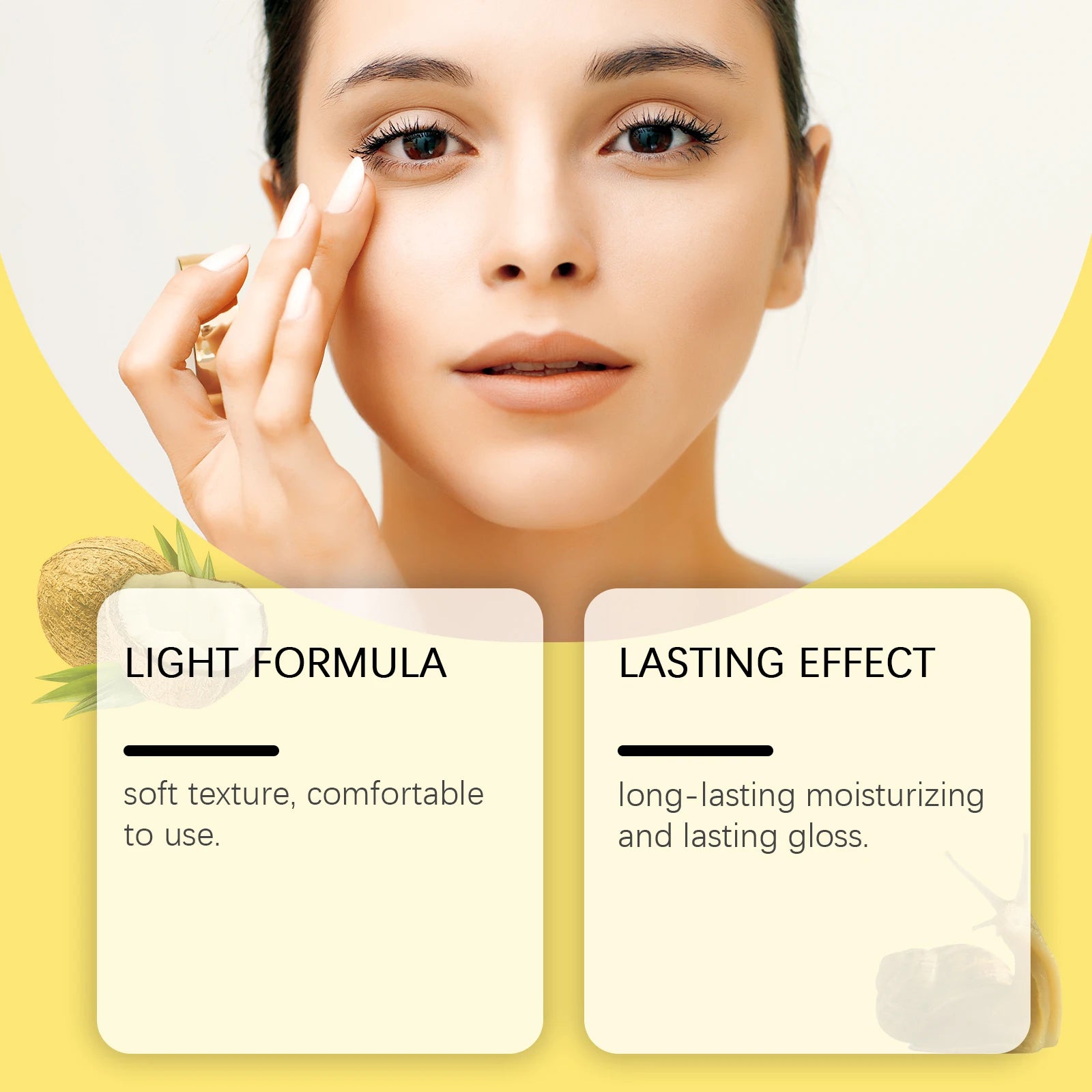 OUHOE Snail Eye Mask Moisturizing Eye Patches Firming Lifting Puffiness Remove Dark Circles and Eye Bags Eyes Skincare Products