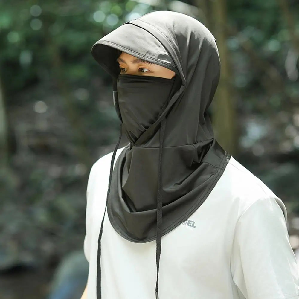 Men Breathable Full Head Mask Women Summer Sun Protection Cooling Long Balaclava Face Mask Neck Cover for Cycling Fishing