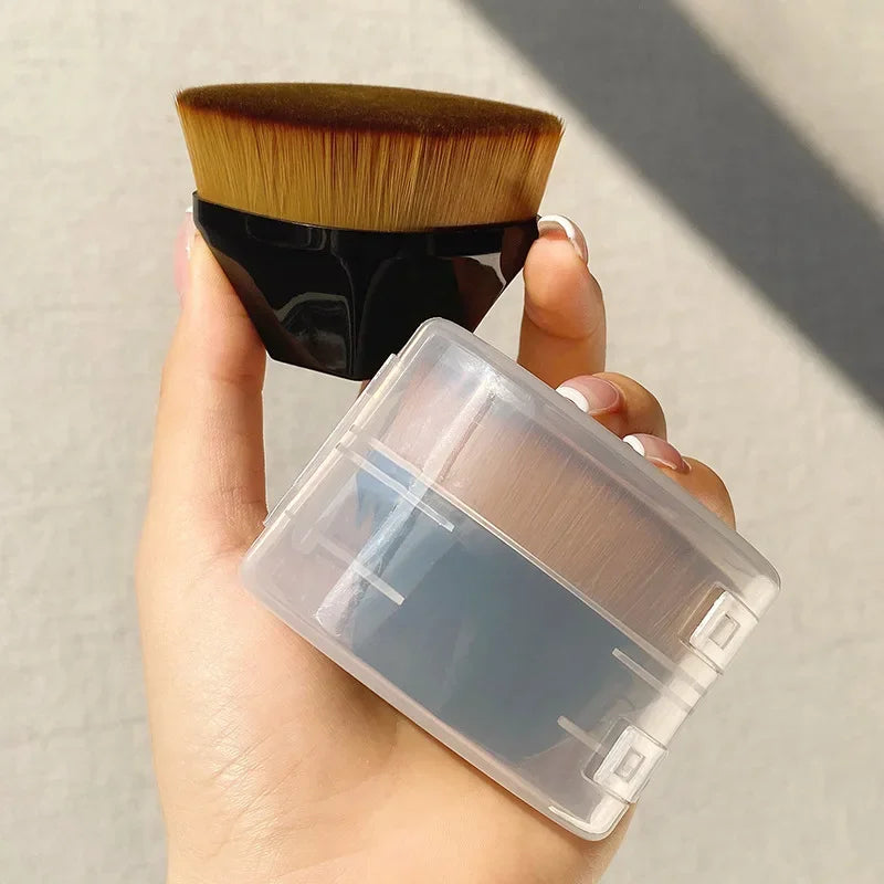 Magic High Density Fiber Makeup Brush Soft No Trace Portable for Girls Liquid Foundation BB Cream Beauty Tool