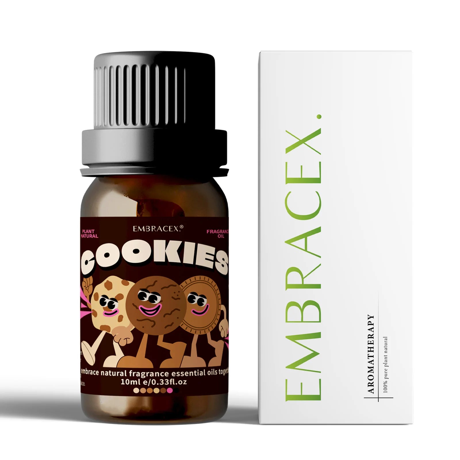 6PC/1PC 10ML Delicious Essential Oils Skincare Women Perfume Chocolate Cookies Lollipop Taro Cotton Candy Bubble Gum Sweet Gift