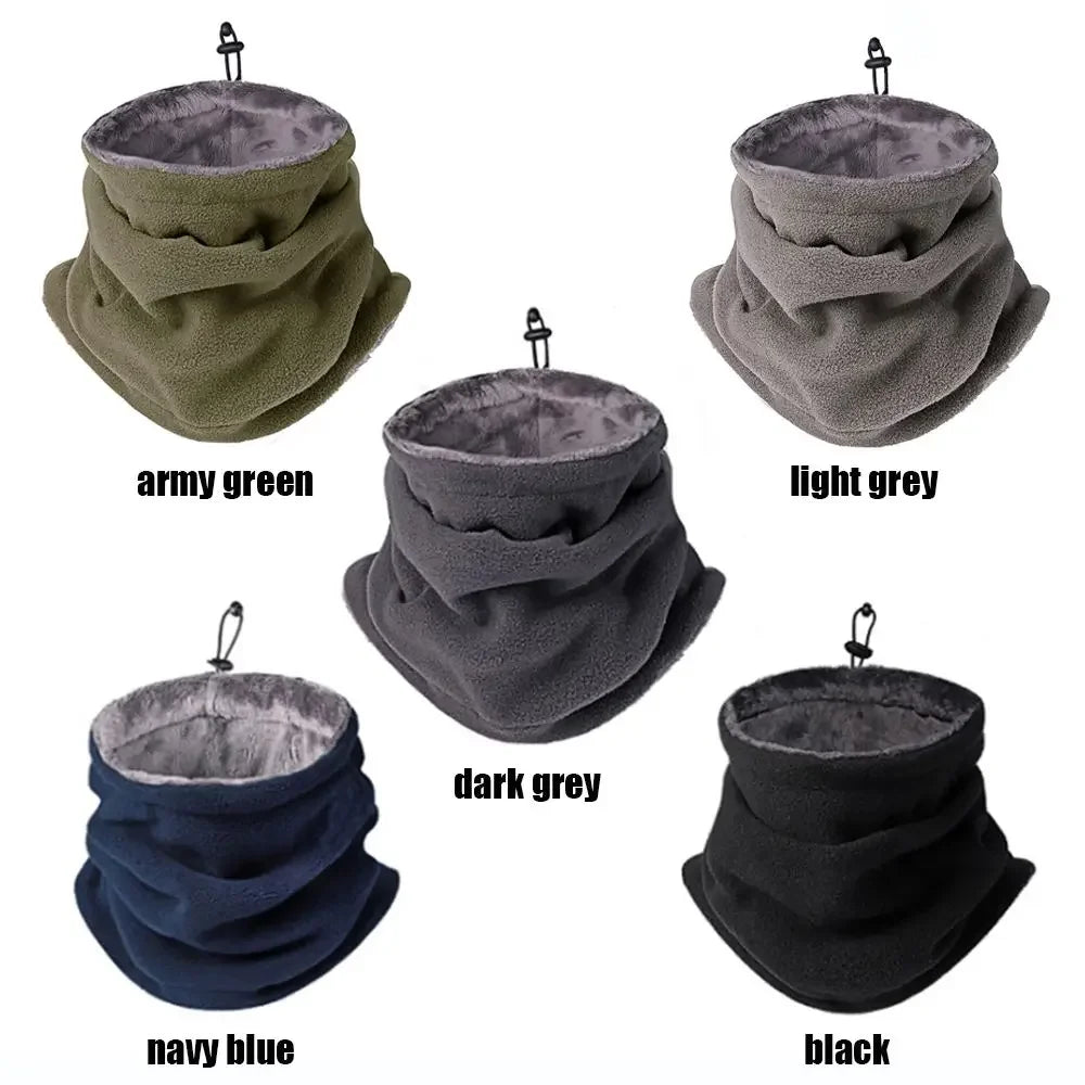 Winter Warm Ski Mask Men Bandana Fleece Neck Warmer Gaiter Windproof Scarf Camping Hiking Balaclava Fishing Cycling Face Mask
