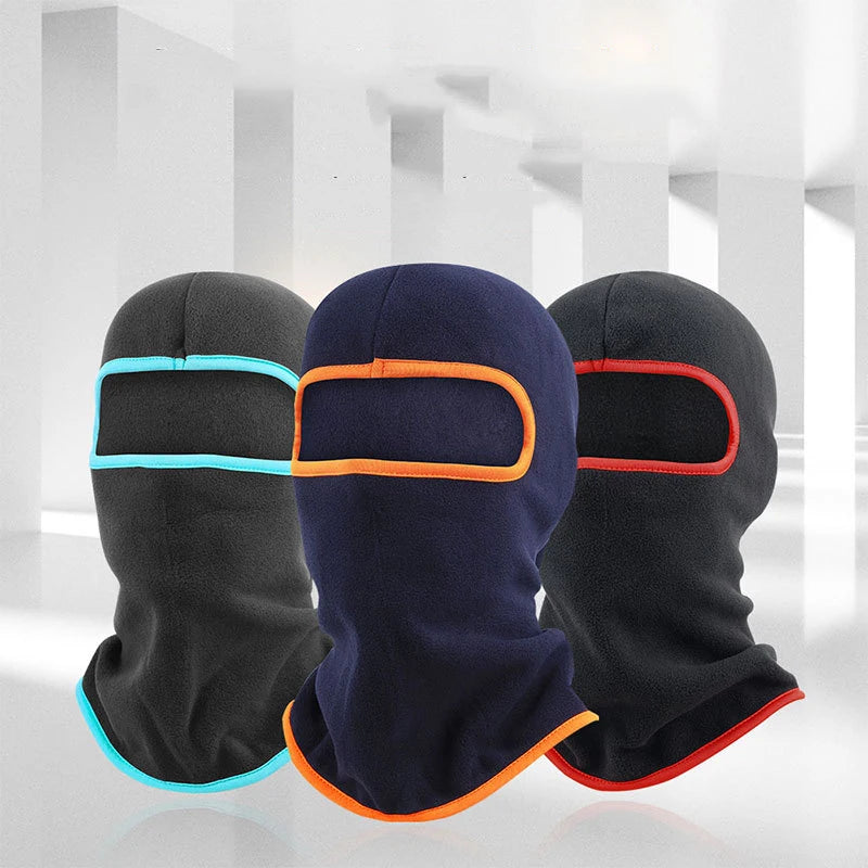 Winter Cycling Men Polar Fleece Warmer Beanies Women Full Face Mask Cover Helmet Liner Sport Ski Balaclava Cap