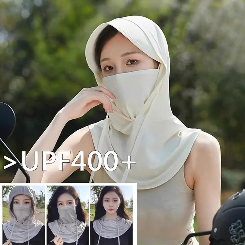 Men Breathable Full Head Mask Women Summer Sun Protection Cooling Long Balaclava Face Mask Neck Cover for Cycling Fishing