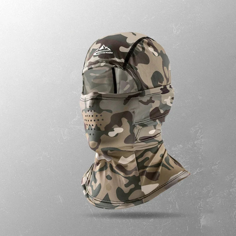Camouflage Mask Cycling Balaclava Full Cover Face Mask Cap Quick Dry Lycra Summer Sun Ultra UV Protection Outdoor Ski Hunting