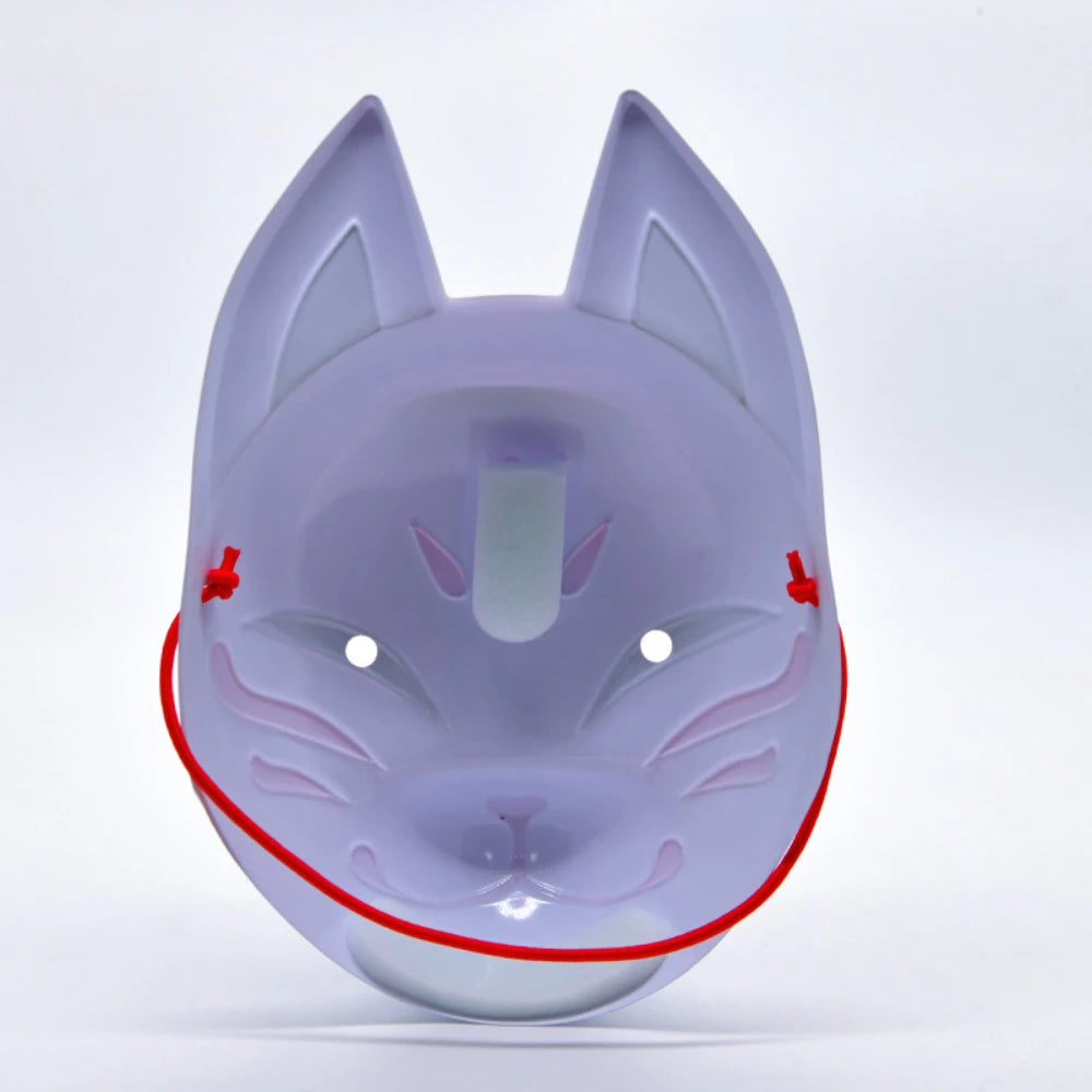 Fox Face Mask Lightweight Cosplay Animal Face Cover Hair Accessory Masquerade Costume Face Cover for Halloween Party Props